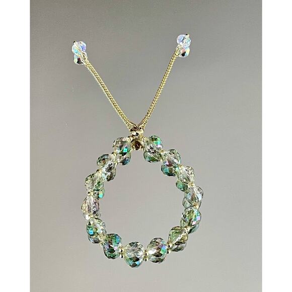 Green Swarovski Beaded Bracelet - Picture 4 of 8